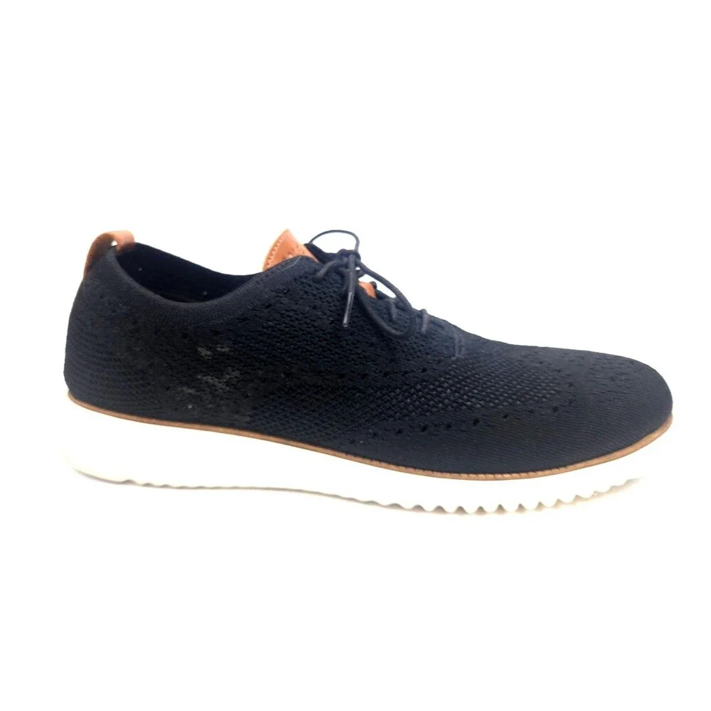 Cole Haan Size 13 M 2.Zerogrand Stitchlite Lace Mens Black Casual Shoes C27568